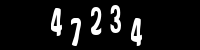 Blue Captcha Image