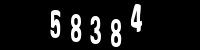 Blue Captcha Image