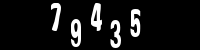 Blue Captcha Image